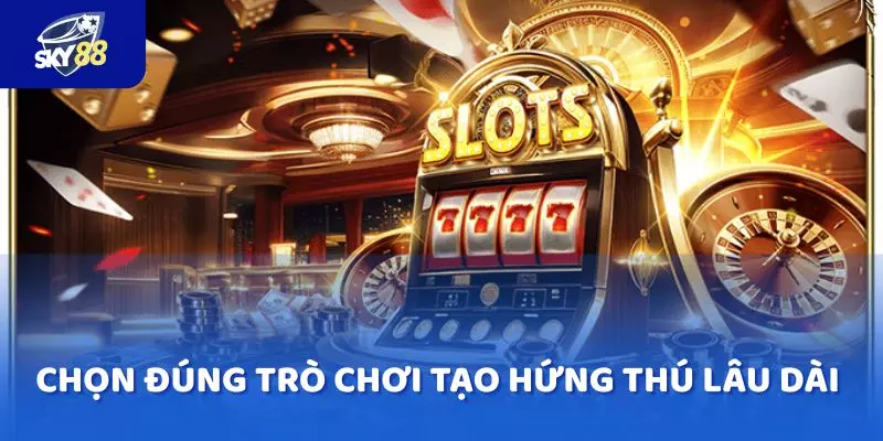 Chọn đúng trò chơi giúp bạn dễ tiếp cận mà còn tạo hứng thú lâu dài 